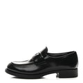 Prada Spazzolato Loafers 37.5 Black