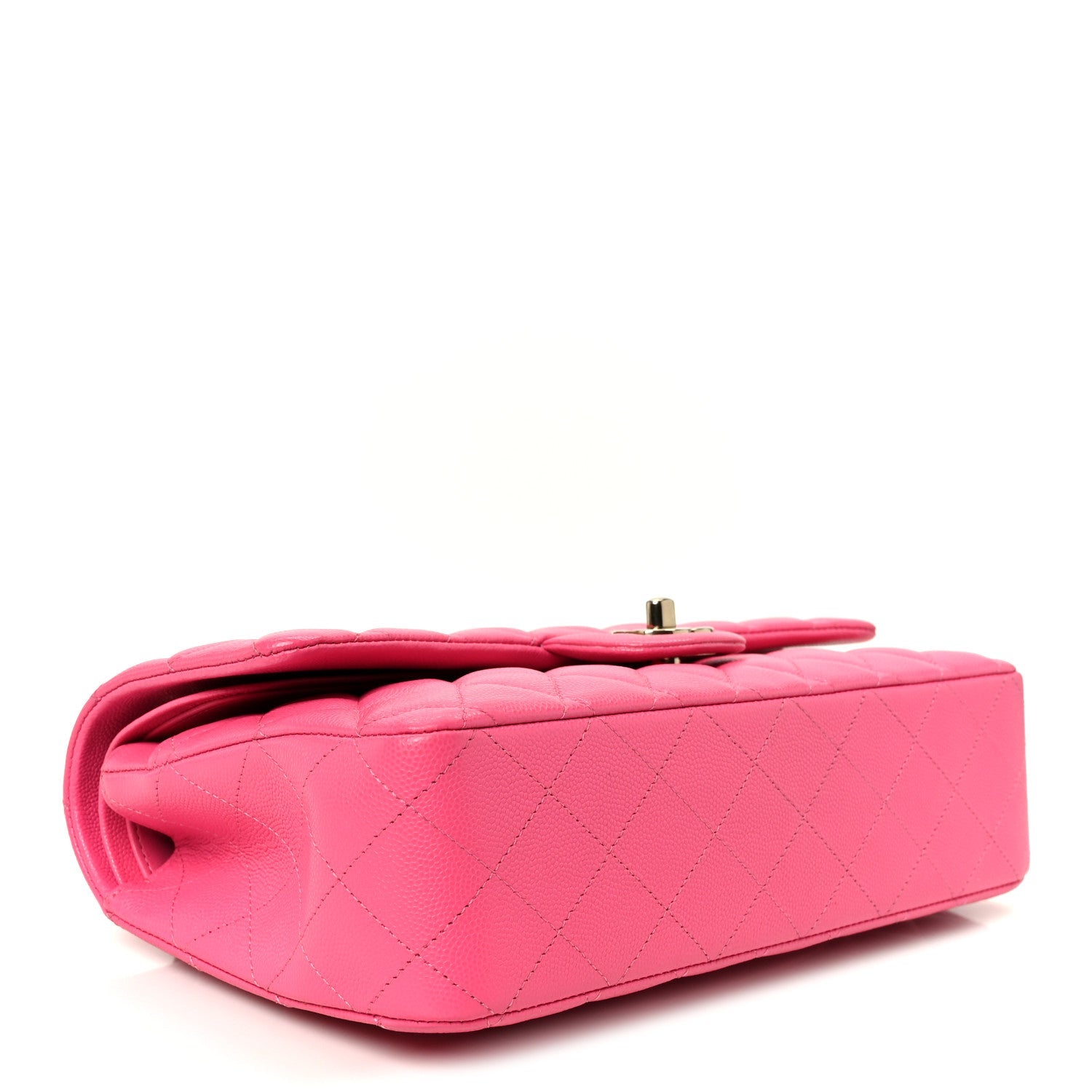 Chanel Caviar Quilted Medium Double Flap Pink