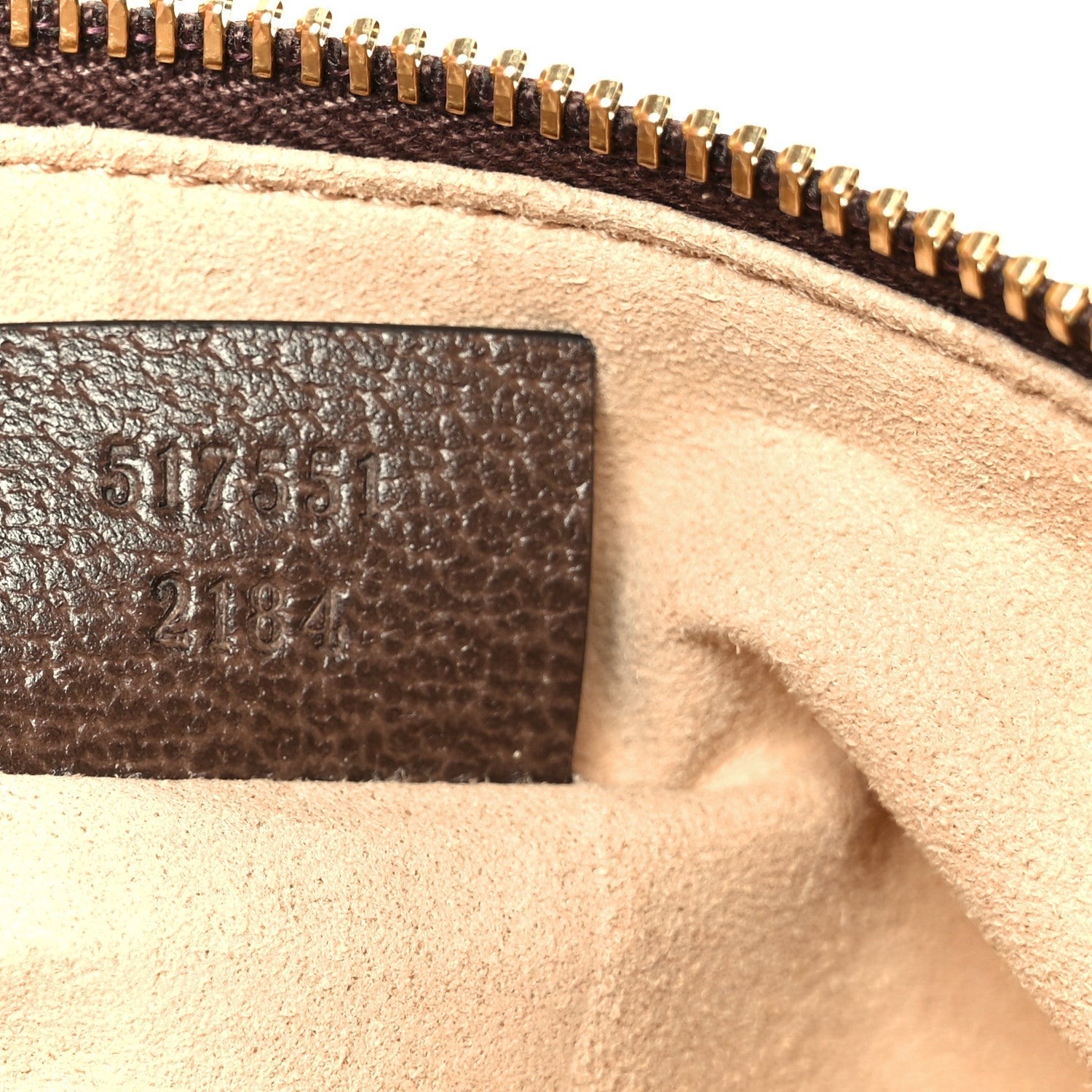 Gucci GG Supreme Monogram Large Ophidia Pouch Clutch Brown