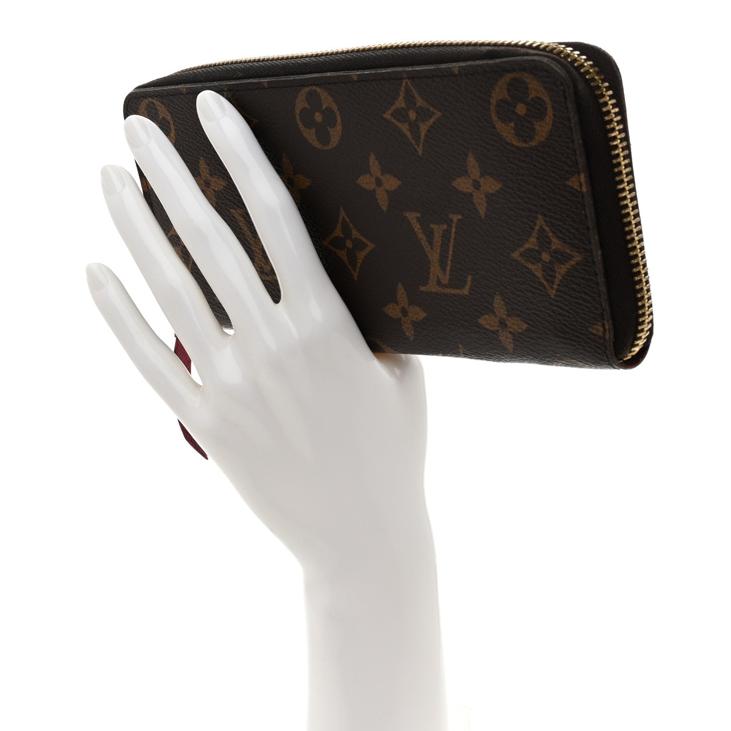 Louis Vuitton Monogram Clemence Wallet Fuchsia