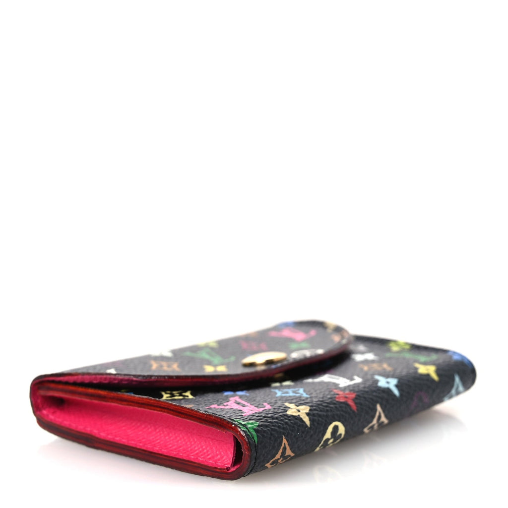 Louis Vuitton Monogram Multicolor Business Card Holder Black Grenade