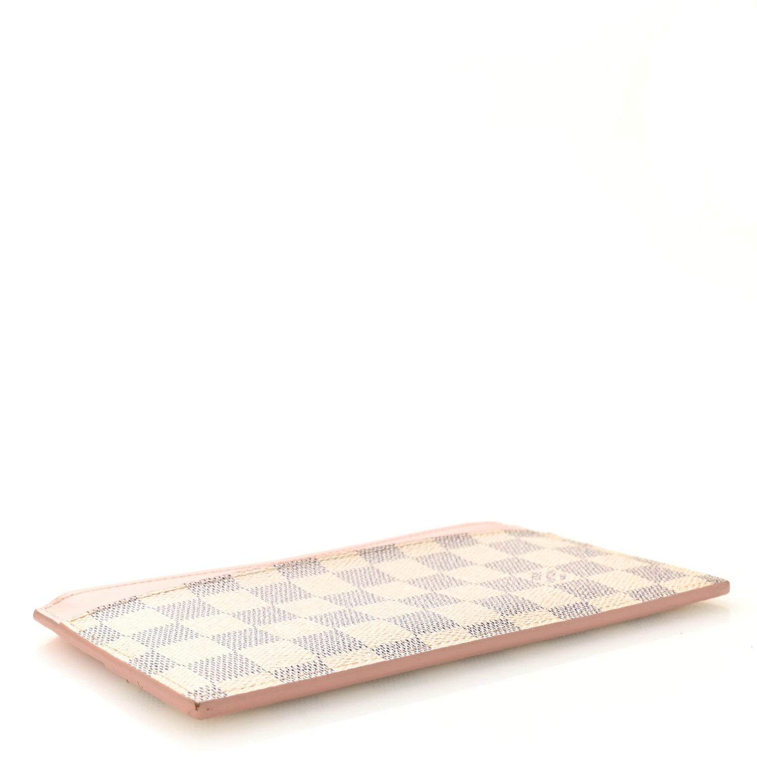 Louis Vuitton Damier Azur Slim Purse Rose Ballerine