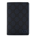 Gucci GG Supreme Monogram Passport Case Dark Blue