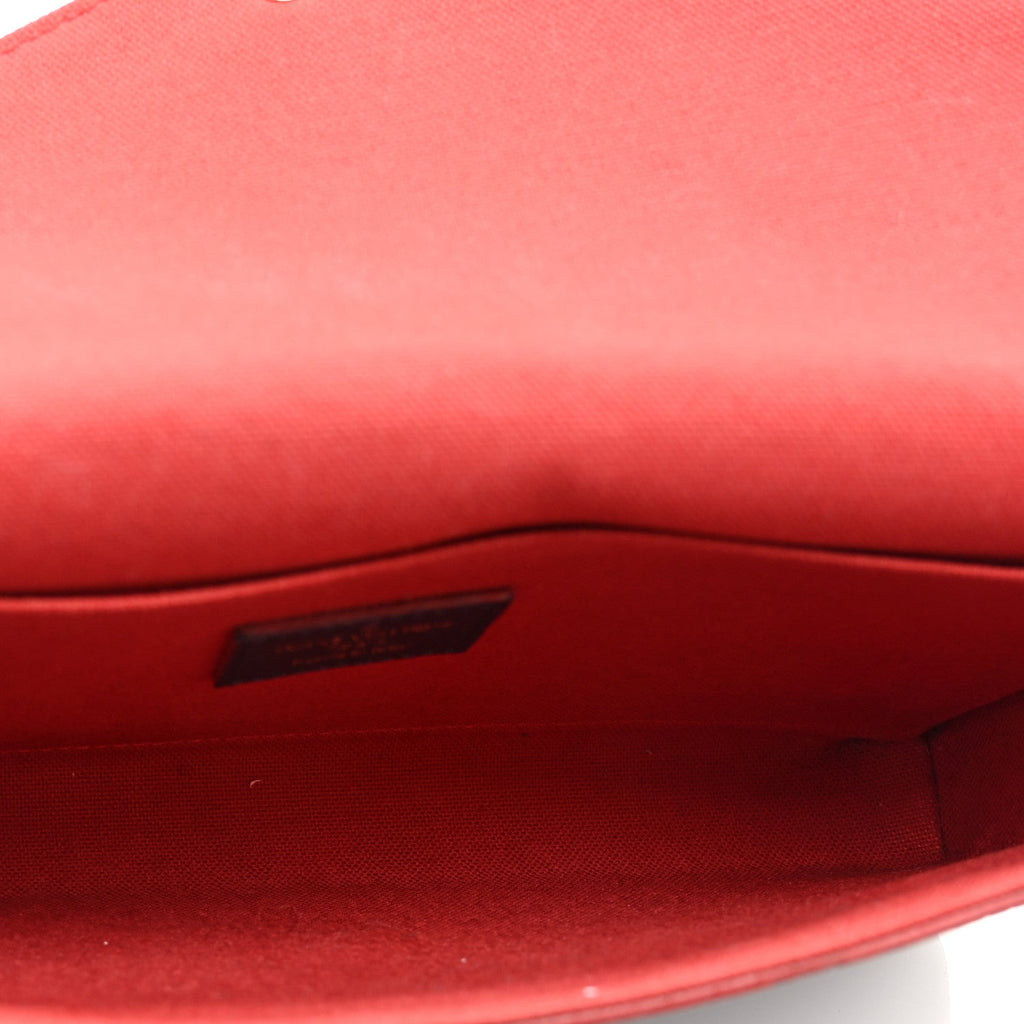 Louis Vuitton Empreinte Pochette Felicie Chain Wallet Marine Rouge
