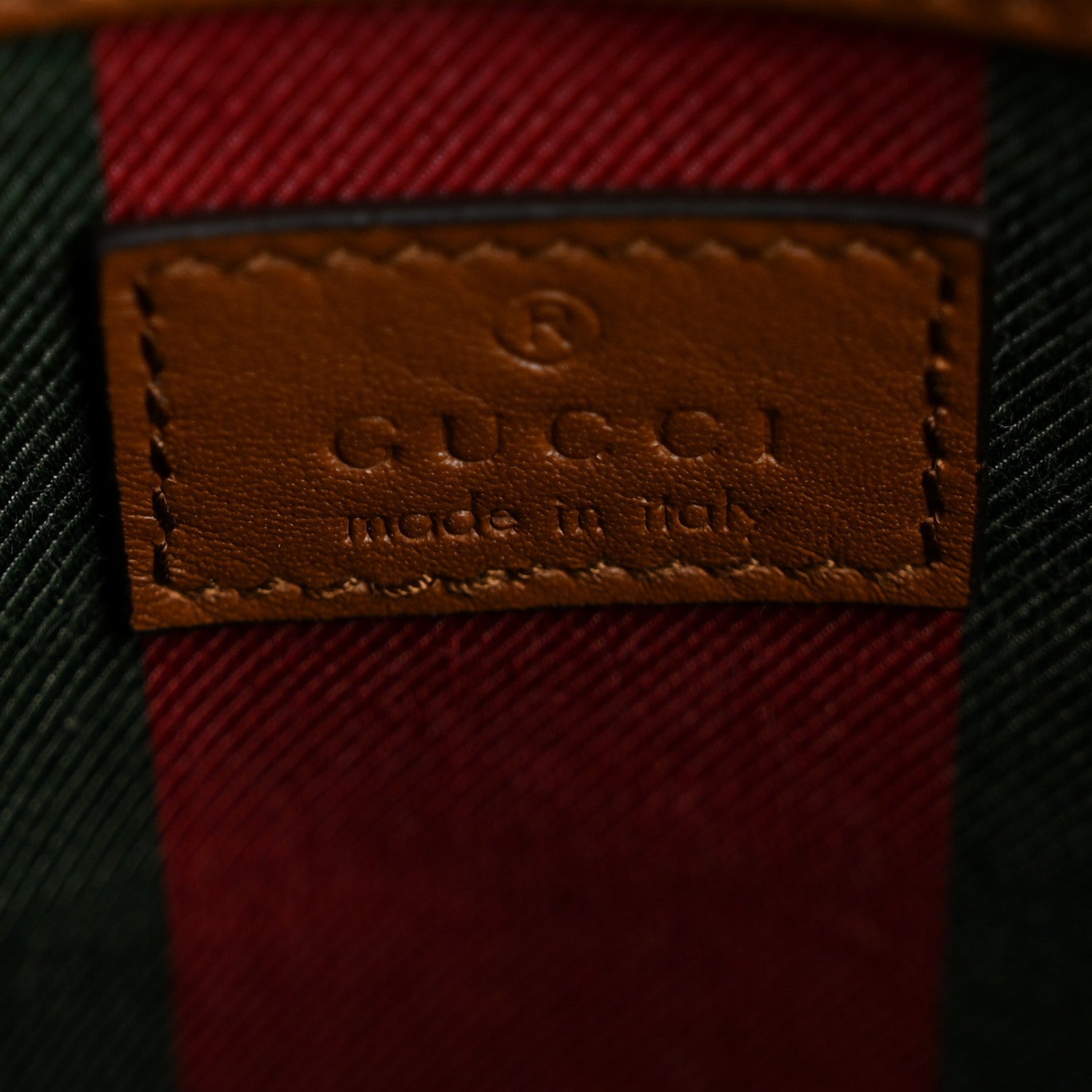 Gucci GG Icon Monogram Padlock Shoulder Bag Beige Dark Brown