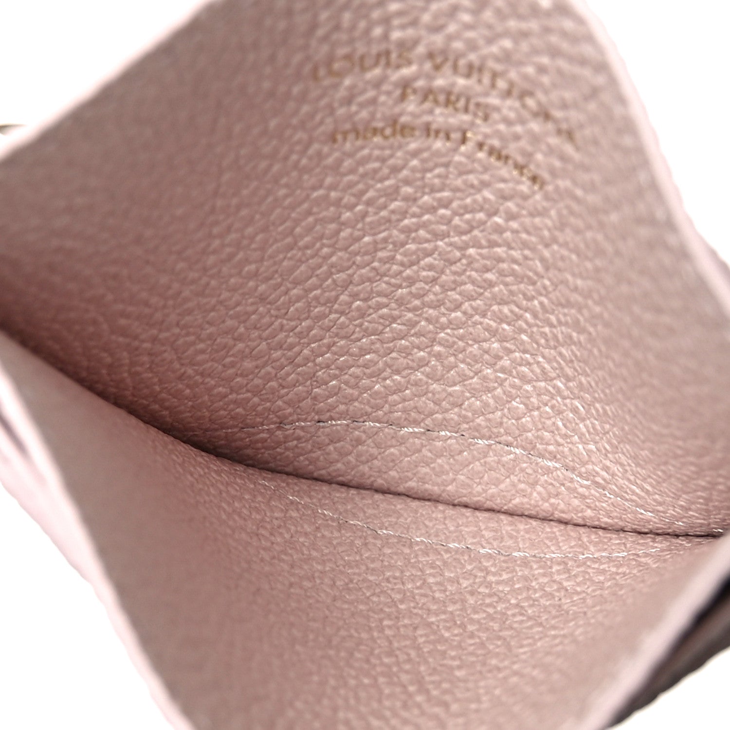 Louis Vuitton Empreinte Monogram LV Charms Card Holder Snowy Pearl
