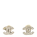 Crystal Mini Timeless CC Earrings Silver
