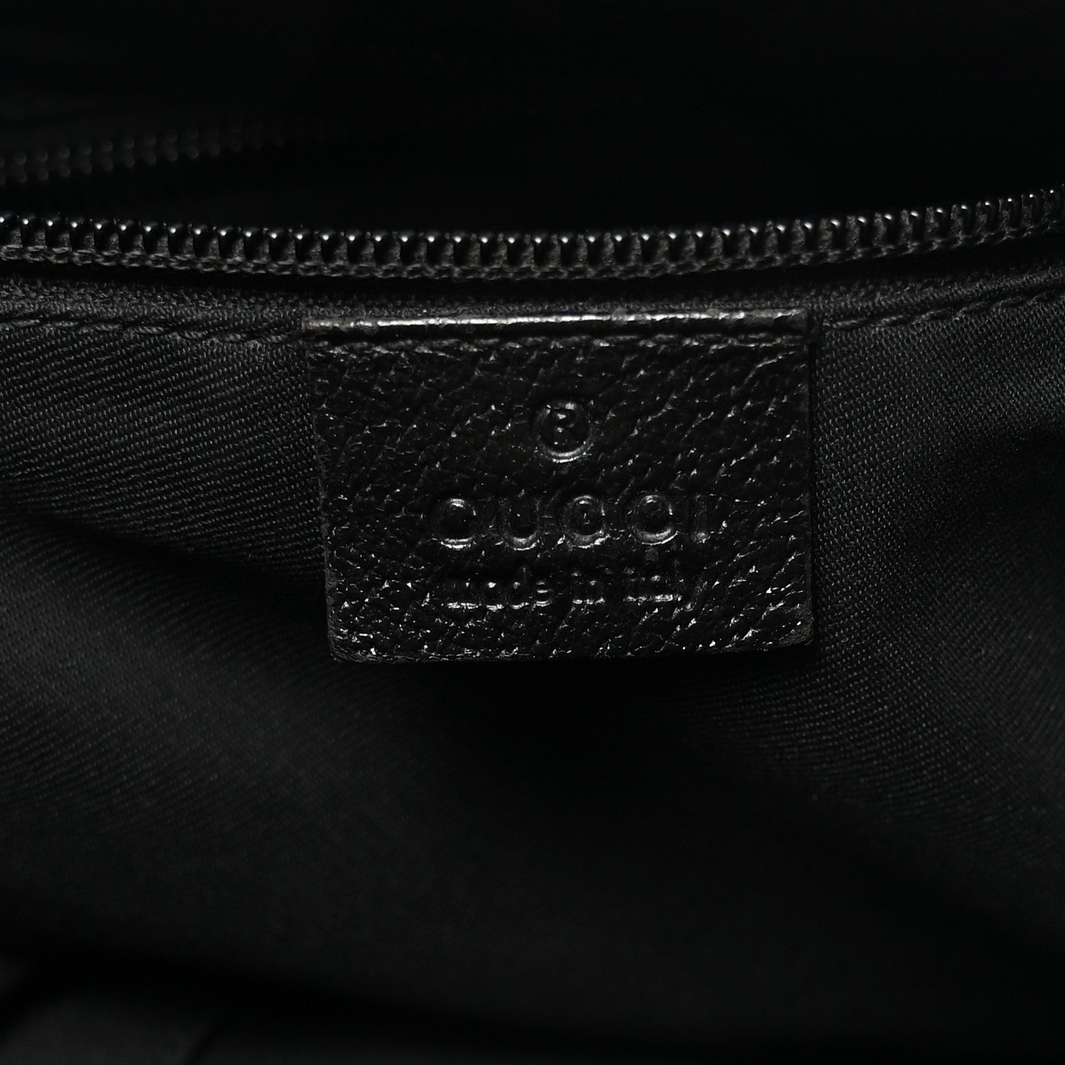 Gucci Monogram Web Medium Flat Messenger Bag Black