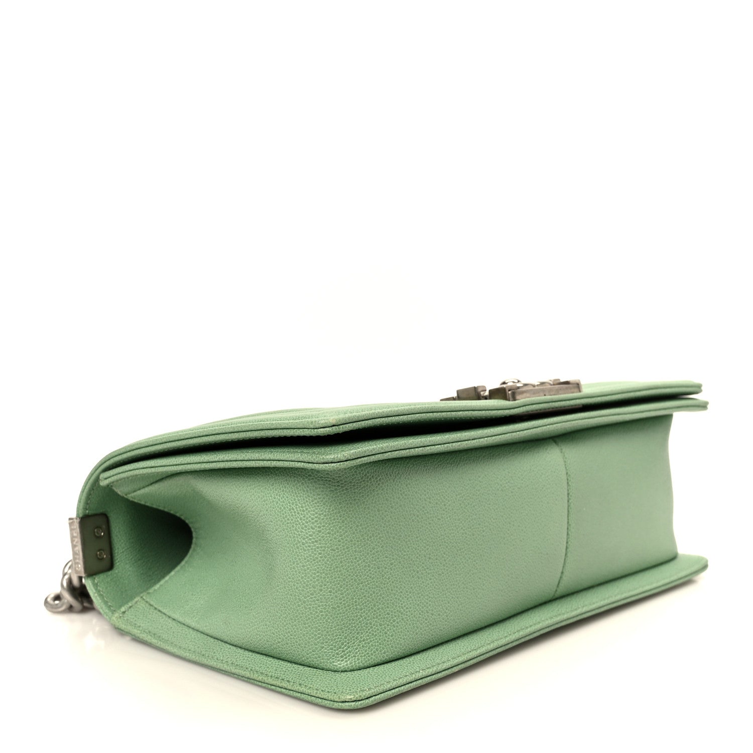 Chanel Caviar Quilted Medium Boy Flap Green