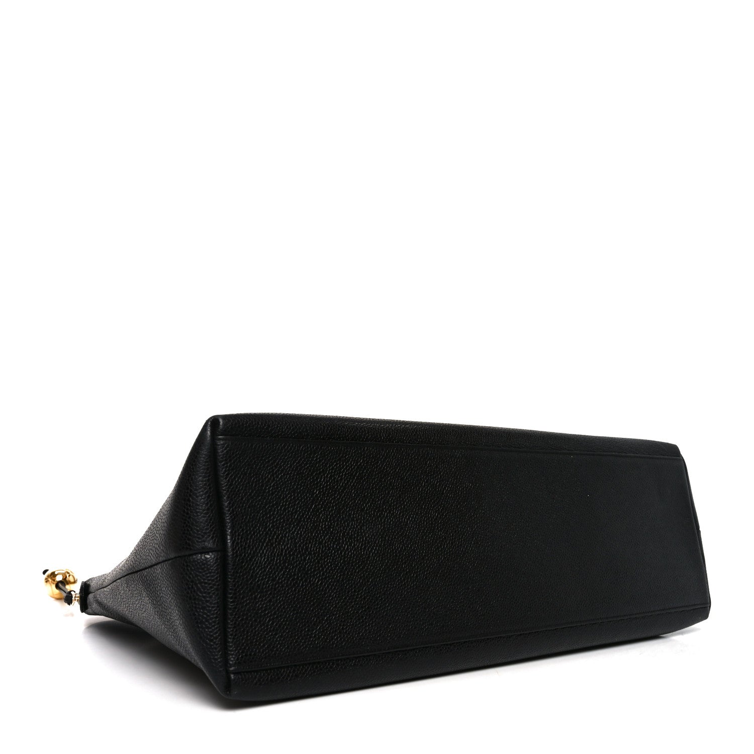 Chanel Caviar Large CC Shoulder Bag Black