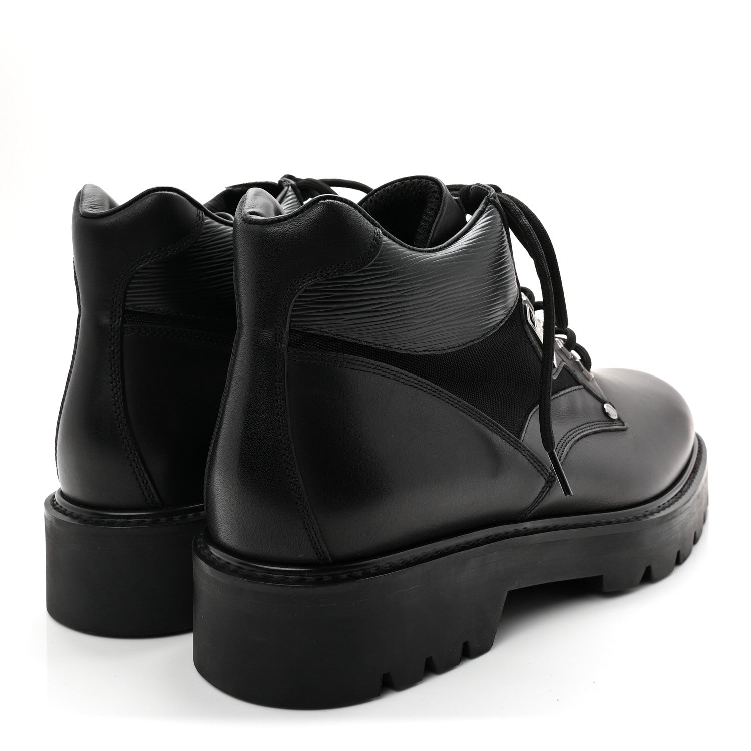Louis Vuitton Calfskin Epi Oberkampf Ankle Boots 9.5 Black