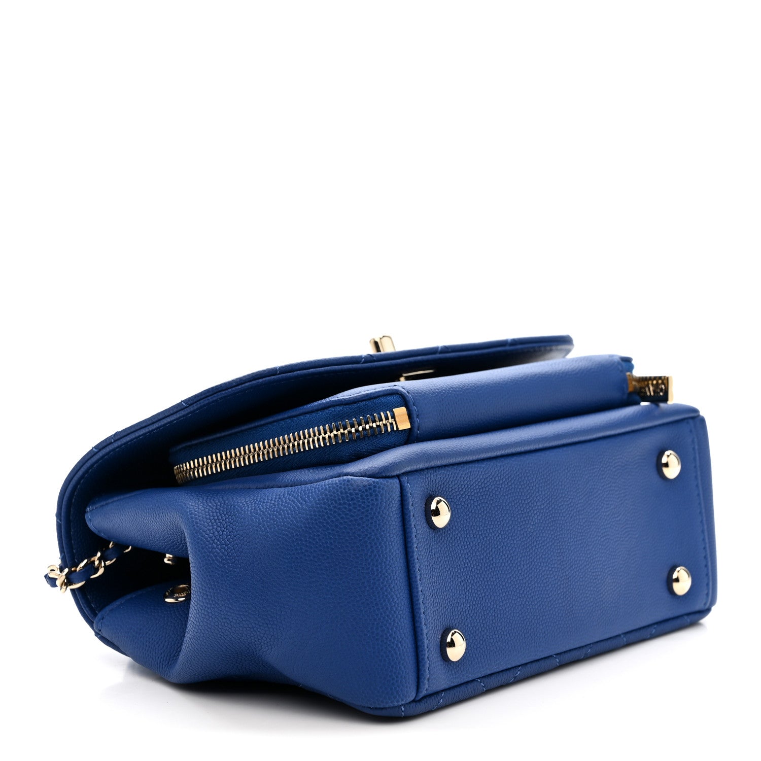Chanel Caviar Quilted Small Business Affinity Flap Dark Blue