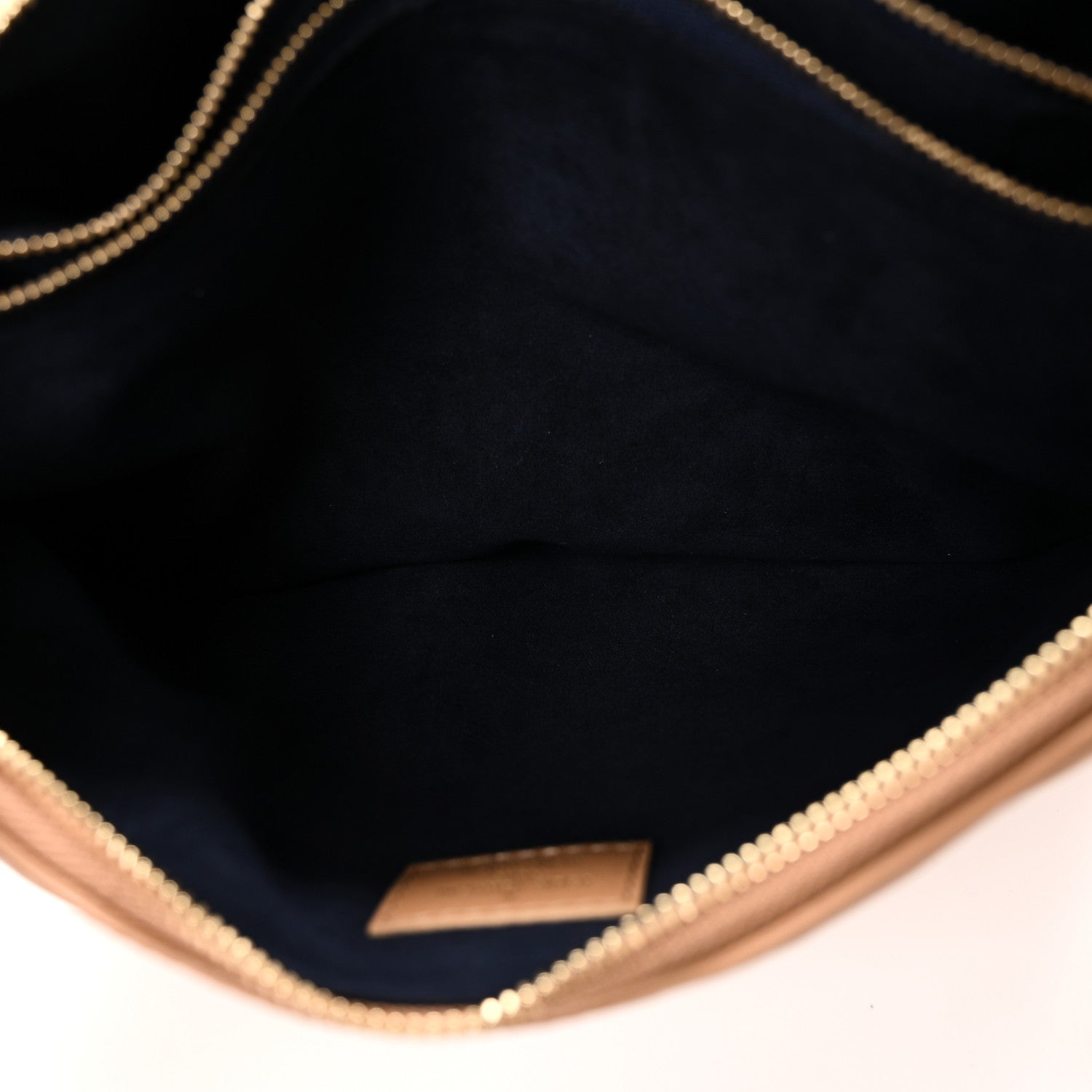 Louis Vuitton Lambskin Embossed Monogram Coussin PM Camel
