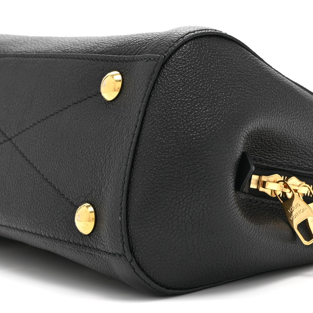 Louis Vuitton Empreinte Monogram Giant Montaigne BB Black Beige