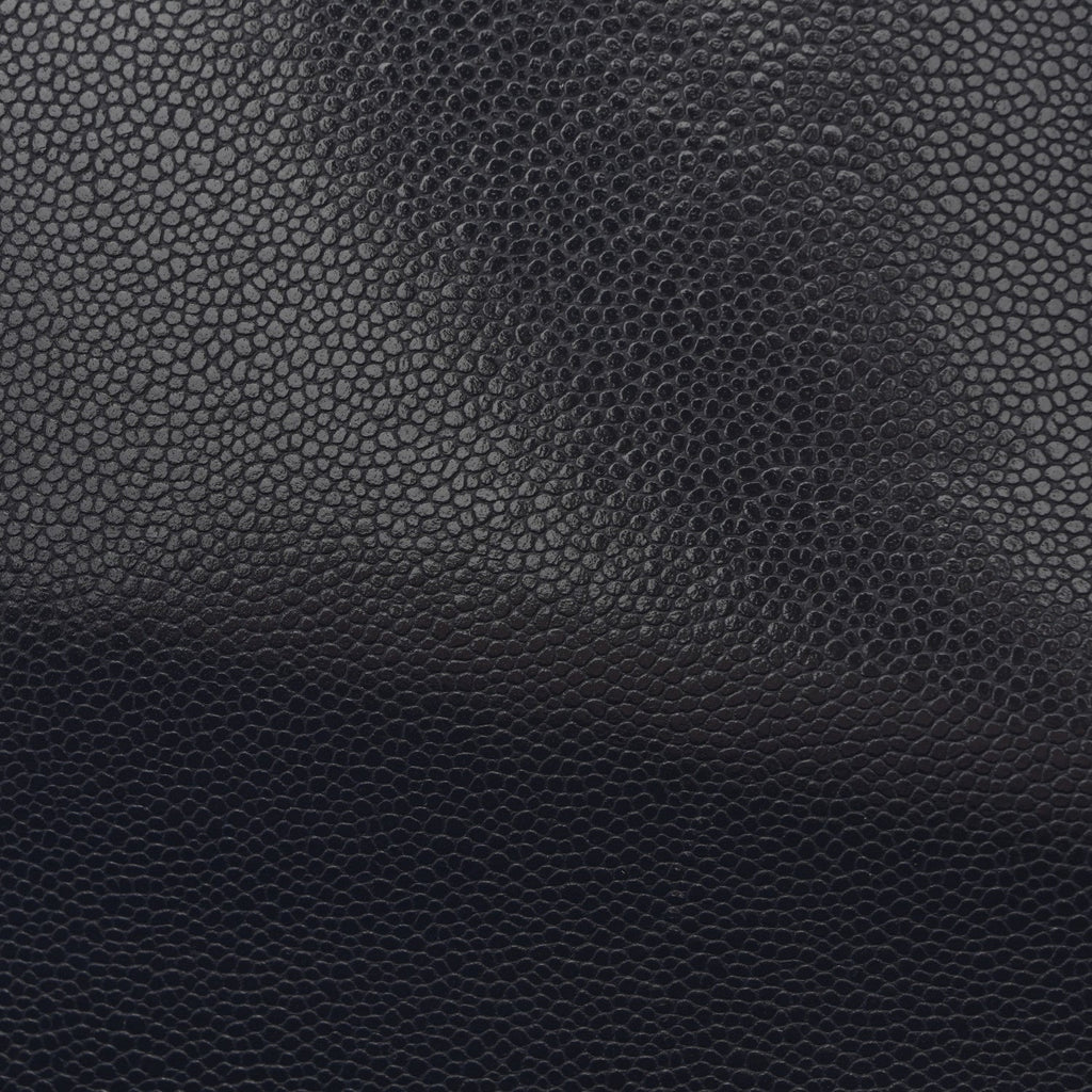 Chanel Shiny Caviar Quilted Mini Top Handle Flap Navy Blue