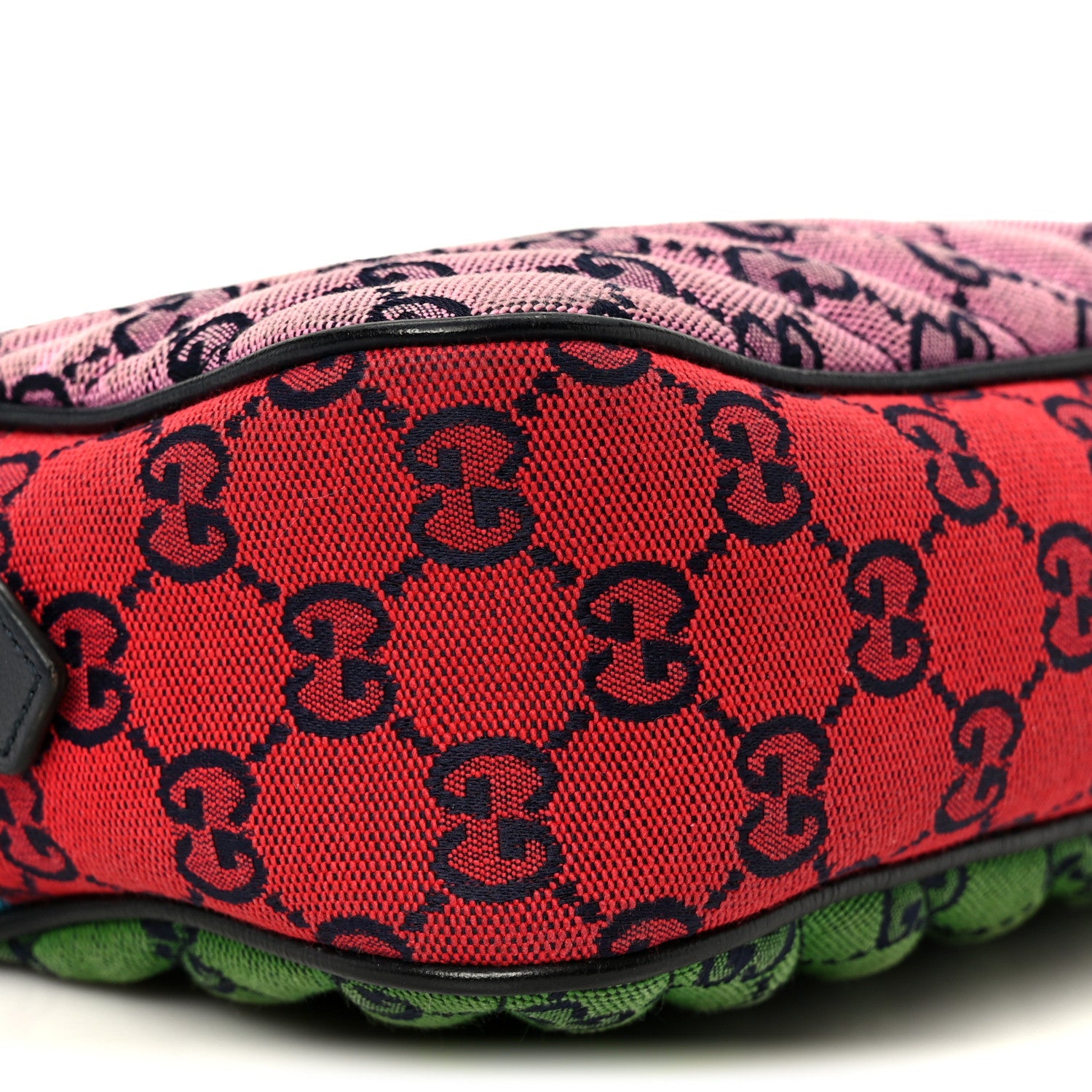 Gucci Monogram Multicolor Matelasse Diagonal Small GG Marmont Chain Shoulder Bag Pink Blue Green Red Light Blue