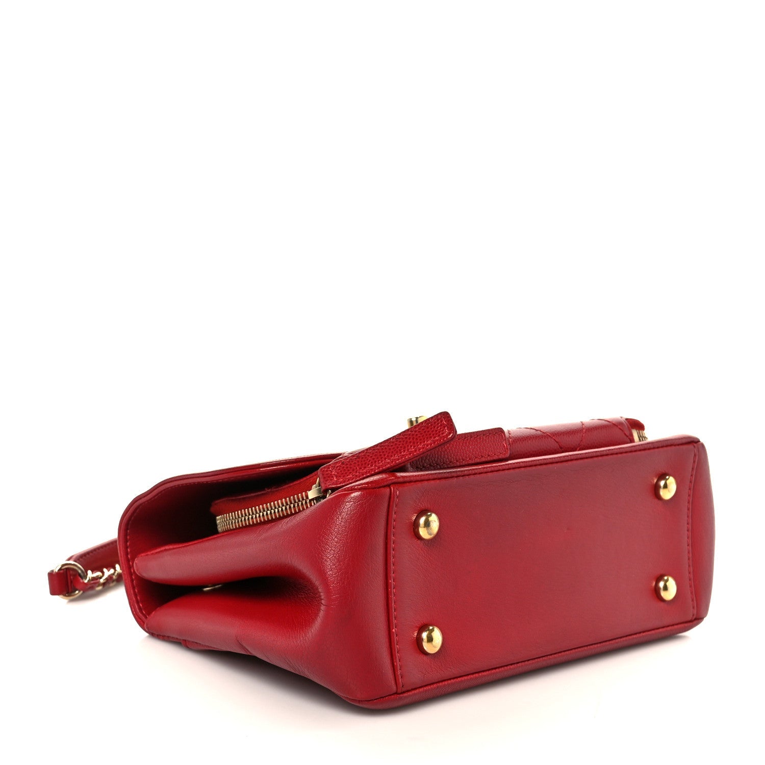 Chanel Caviar Quilted Small Business Affinity Flap Red