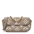 Louis Vuitton Empreinte Monogram Giant Ivy Wallet On Chain Tourterelle Creme