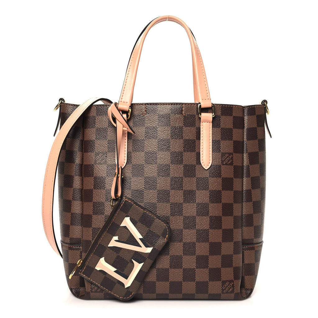 Louis Vuitton Damier Ebene Belmont PM Venus Pink