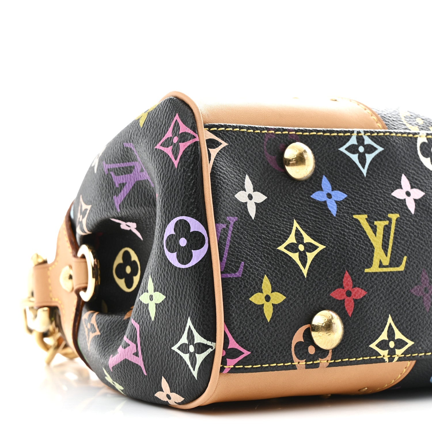 Louis Vuitton Monogram Multicolor Beverly MM Black