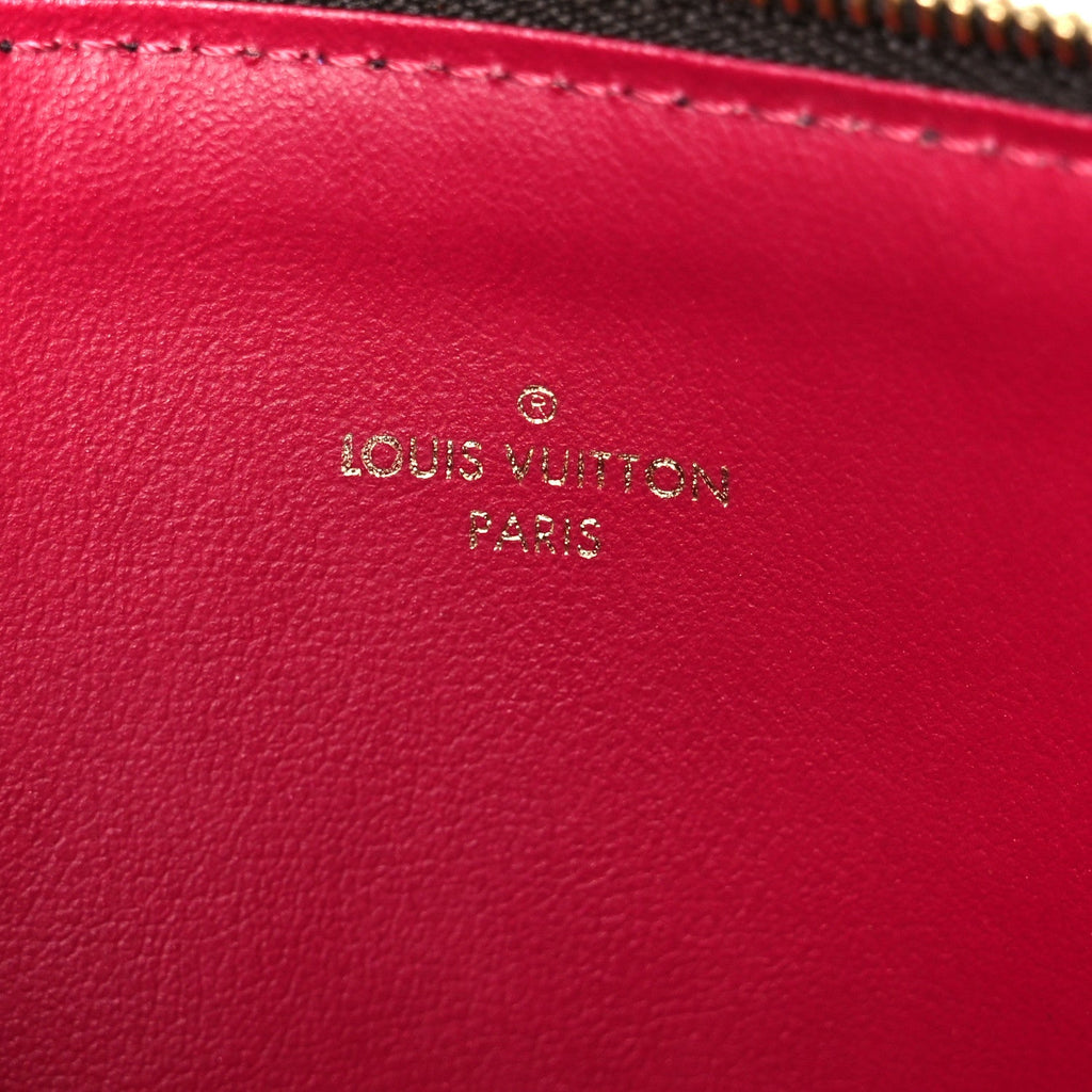 Louis Vuitton Monogram Pochette Felicie Chain Wallet Fuchsia