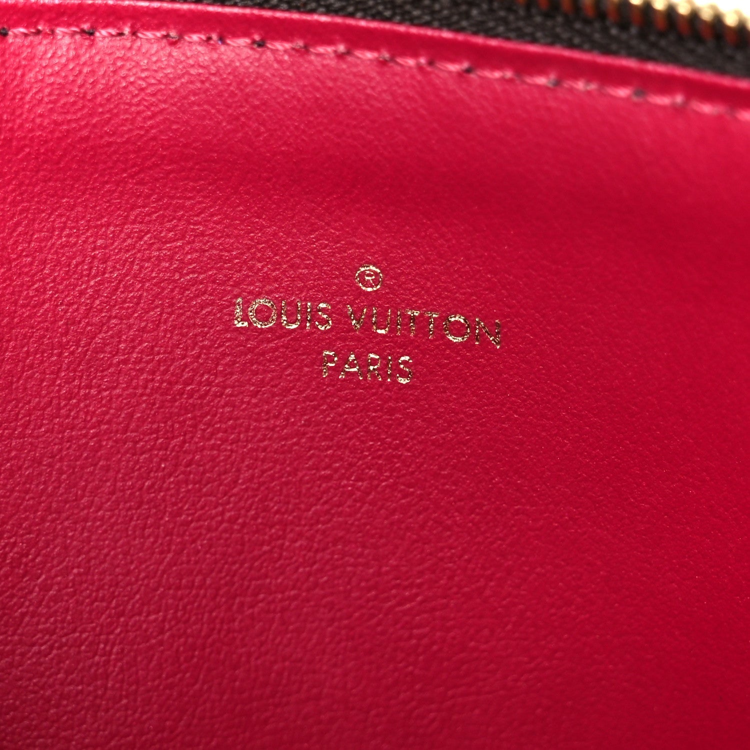 Louis Vuitton Monogram Pochette Felicie Chain Wallet Fuchsia
