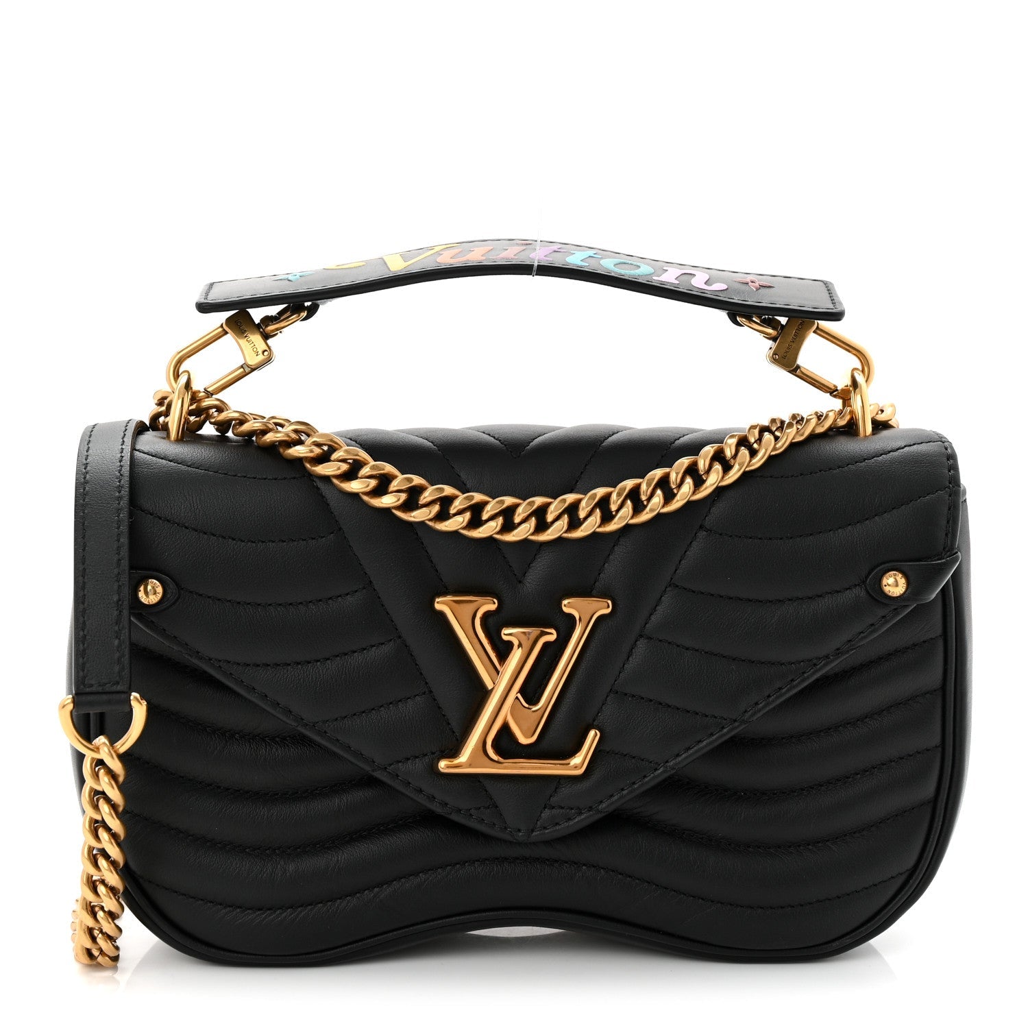 Louis Vuitton Calfskin New Wave Chain PM Black