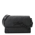 Louis Vuitton Taurillon Monogram Steamer Wearable Wallet Black