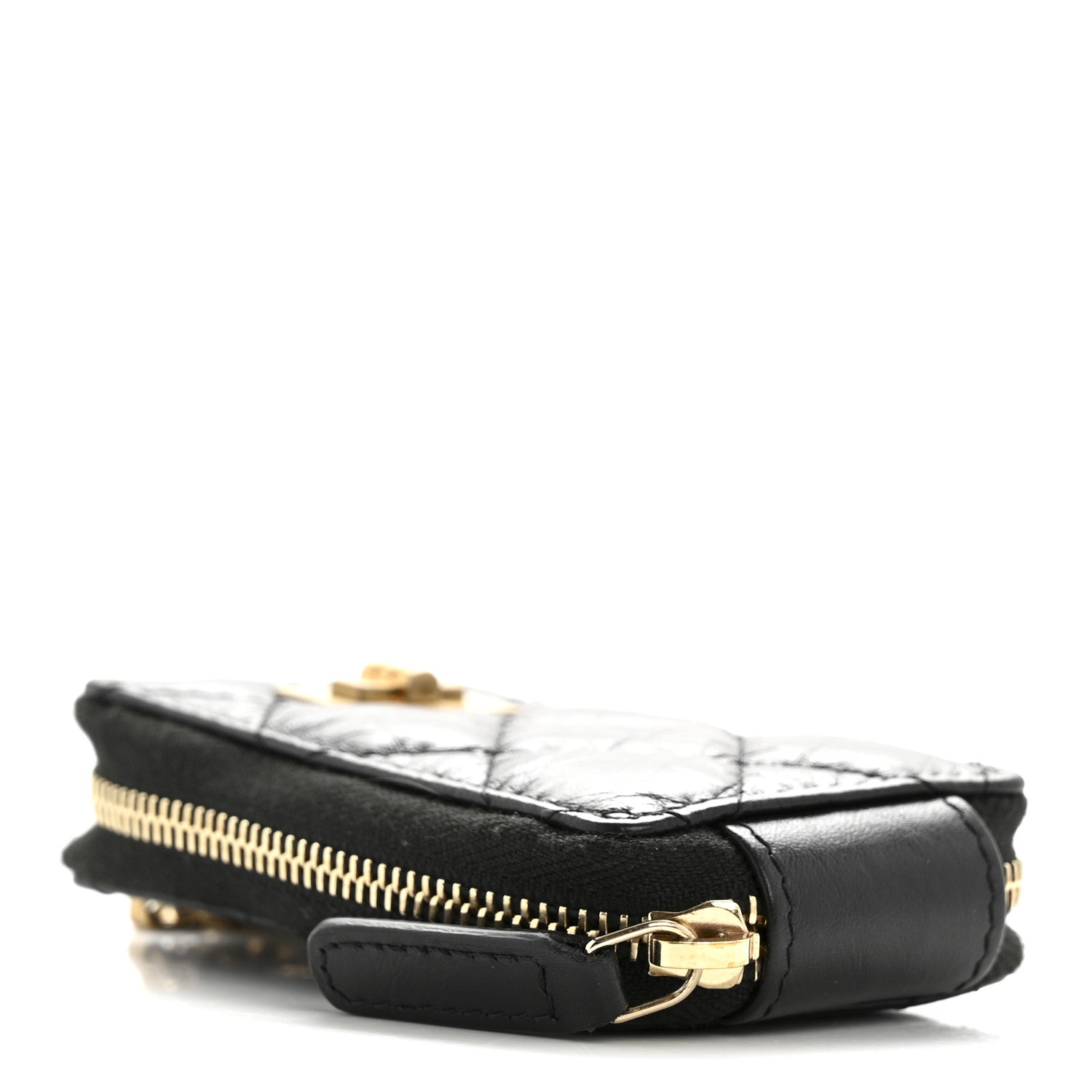 Chanel Aged Calfskin Quilted 2.55 Reissue Clutch With Chain Black