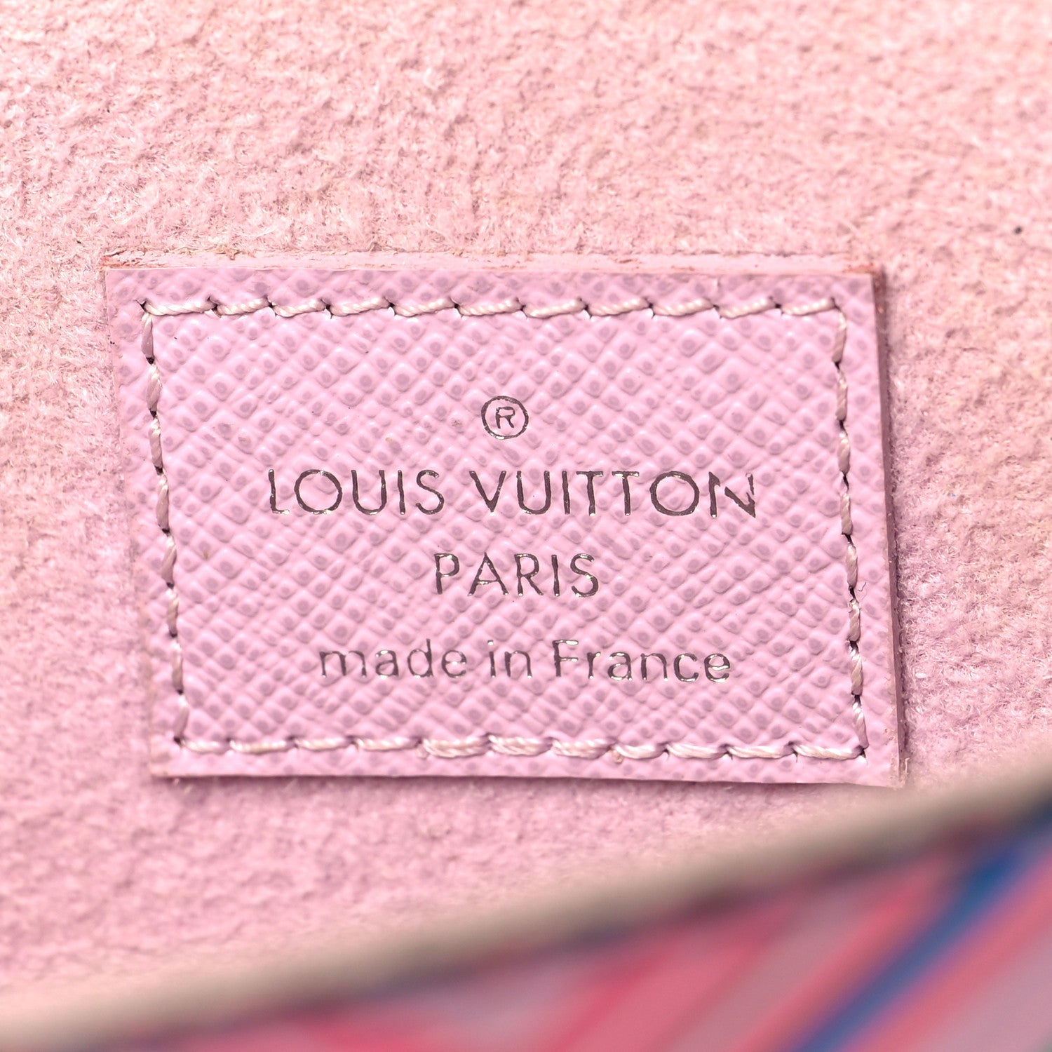 Louis Vuitton Epi Tropical Pochette Felicie Blue Rose