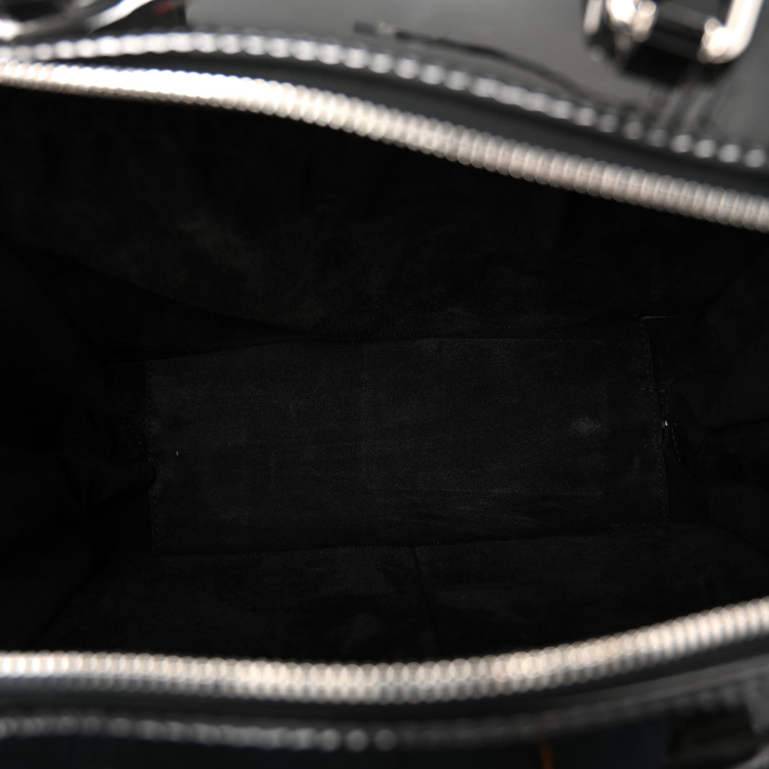 Chanel Patent Quilted Travel Kit Vanity Case Black
