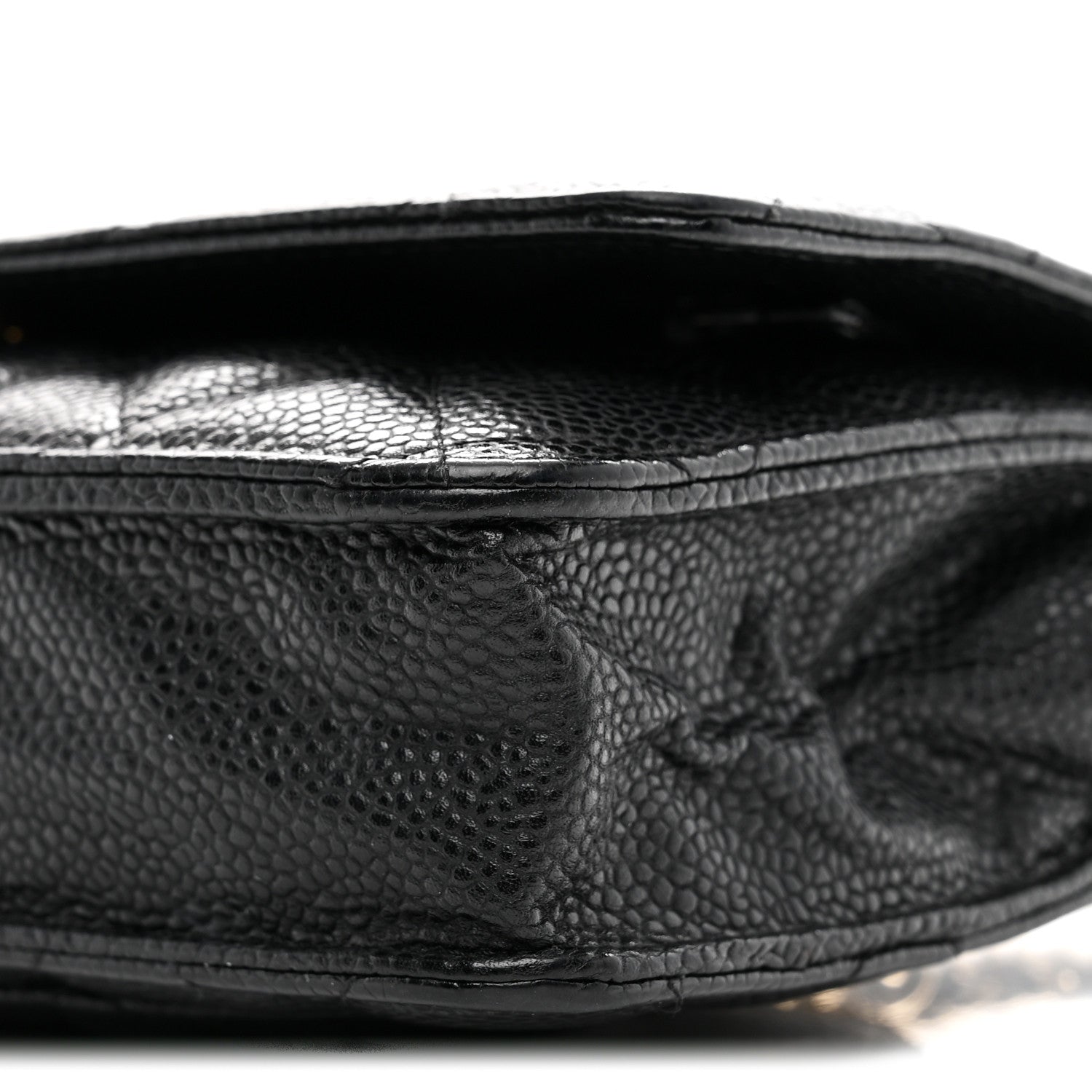 Chanel Caviar Quilted Wallet on Chain WOC Black
