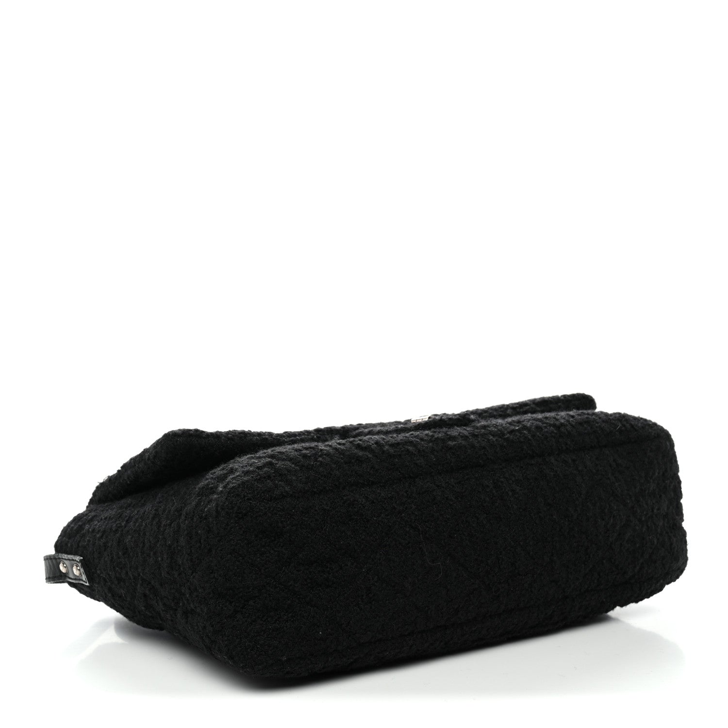 Chanel Easy Tweed Jumbo Reissue Messenger Flap Black
