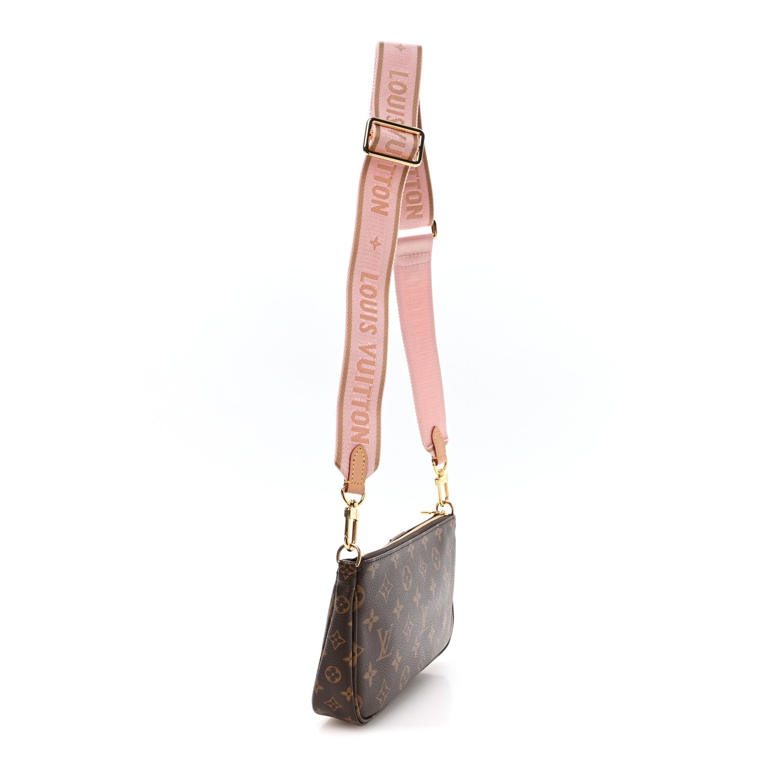 Louis Vuitton Monogram Multi Pochette Accessories Large Pochette Rose Clair