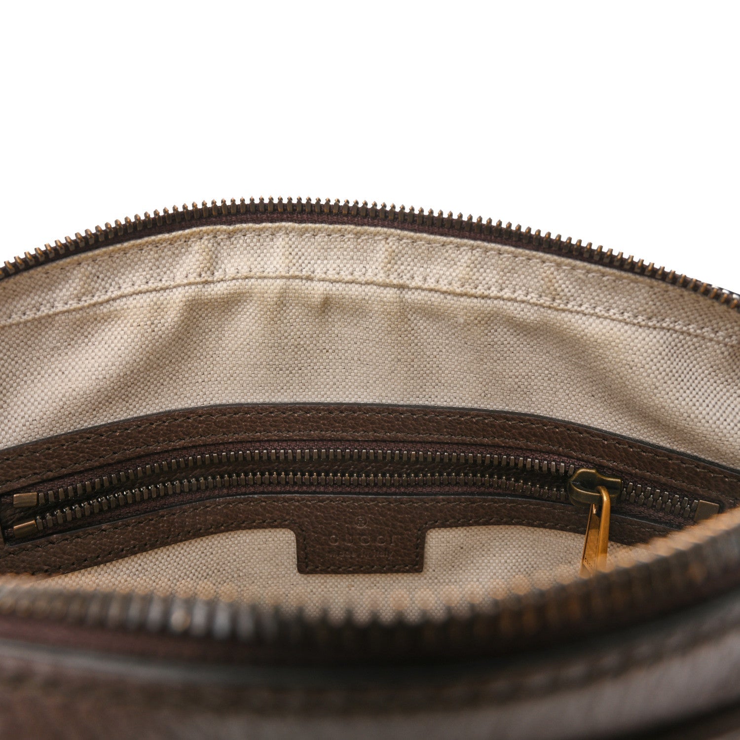 Gucci GG Supreme Monogram Web Small Ophidia Messenger Bag Brown