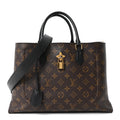 Louis Vuitton Monogram Flower Tote Black