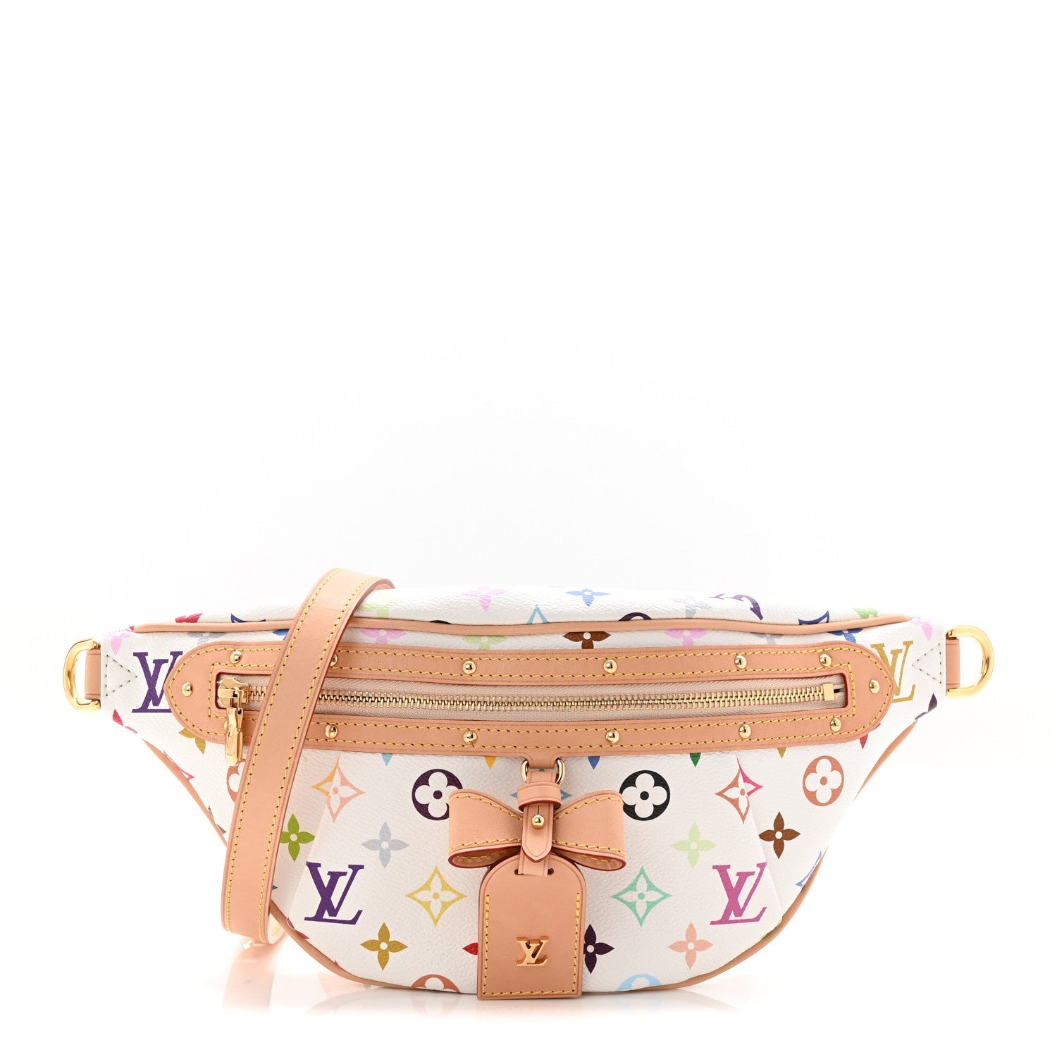 Louis Vuitton LV X TM Monogram Multicolor High Rise Bumbag White