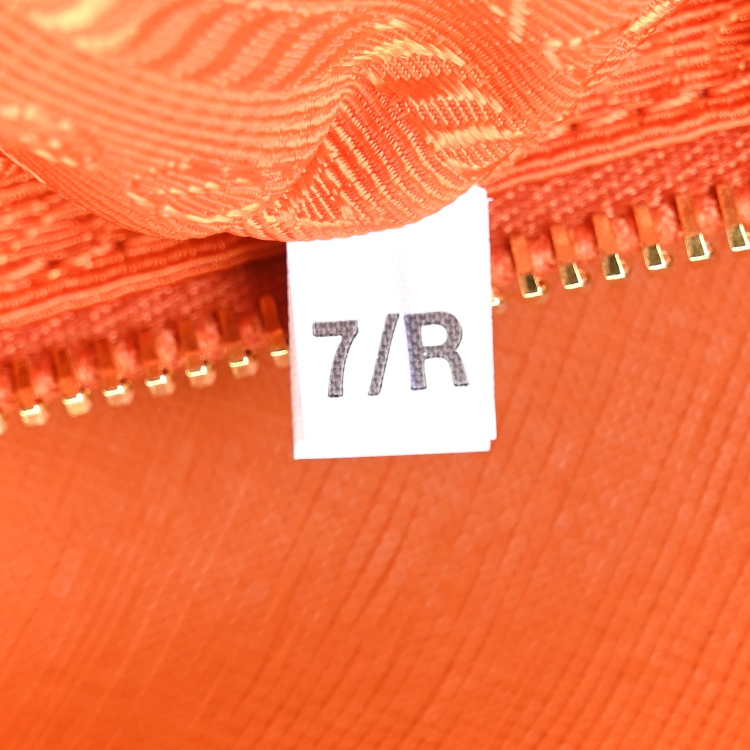 Prada Tessuto Nylon Saffiano Crossbody Bag Papaya