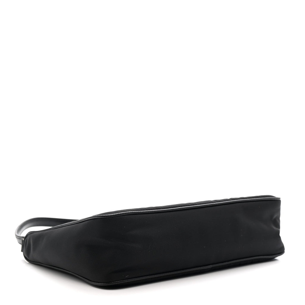 Prada Tessuto Nylon Saffiano Mini Re-Edition 2005 Bag Black