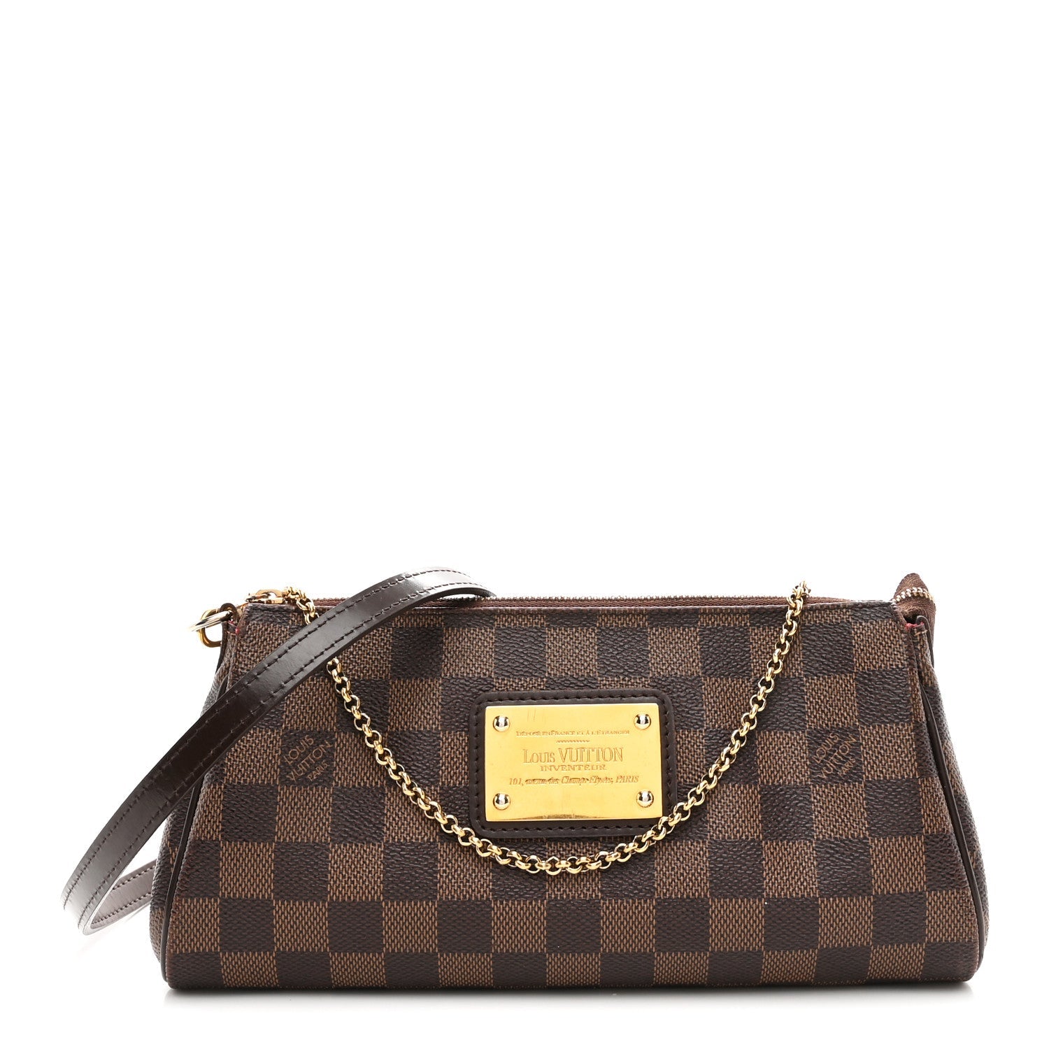 Louis Vuitton Damier Ebene Eva Clutch