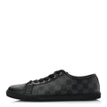 Louis Vuitton Calfskin Damier Graphite Sneakers 7.5