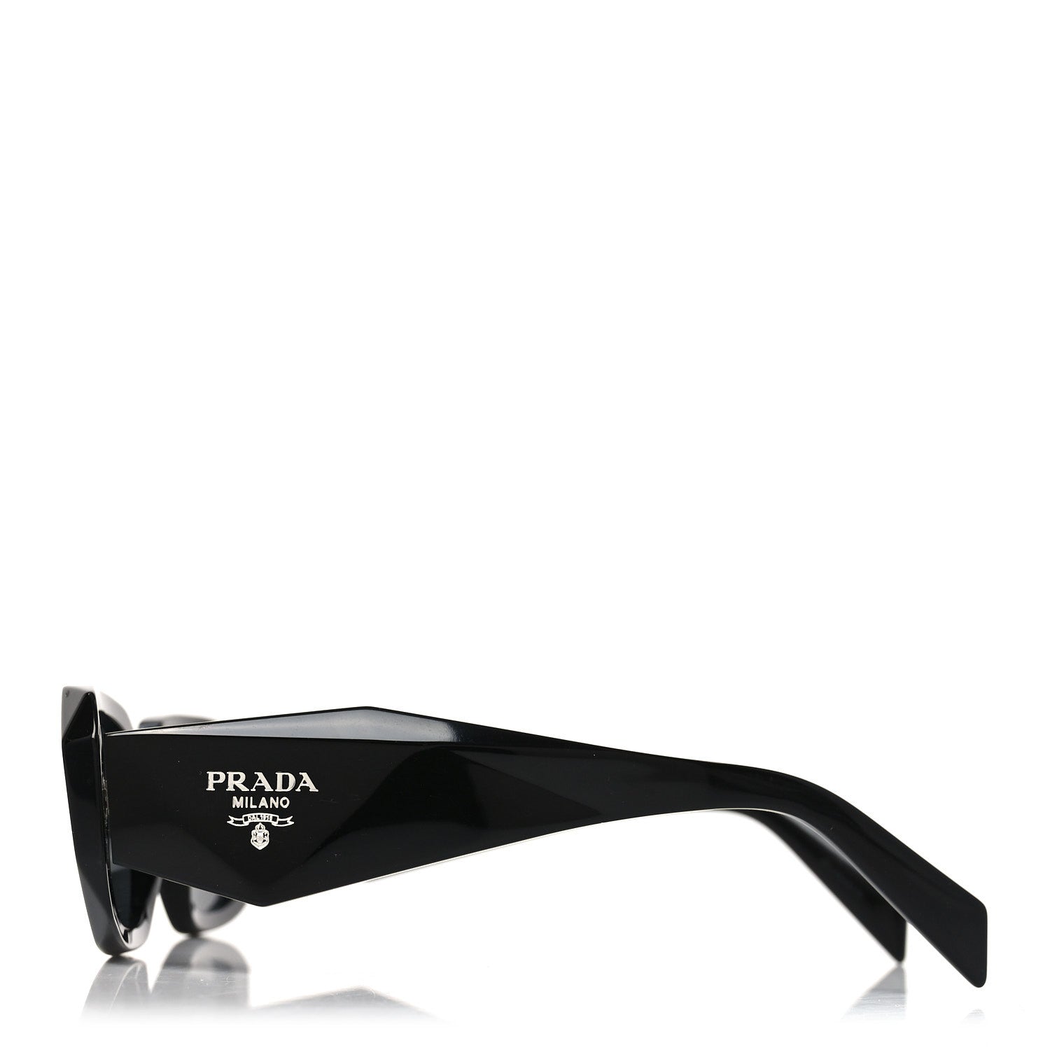 Prada Acetate Symbole Sunglasses SPR 17W Black