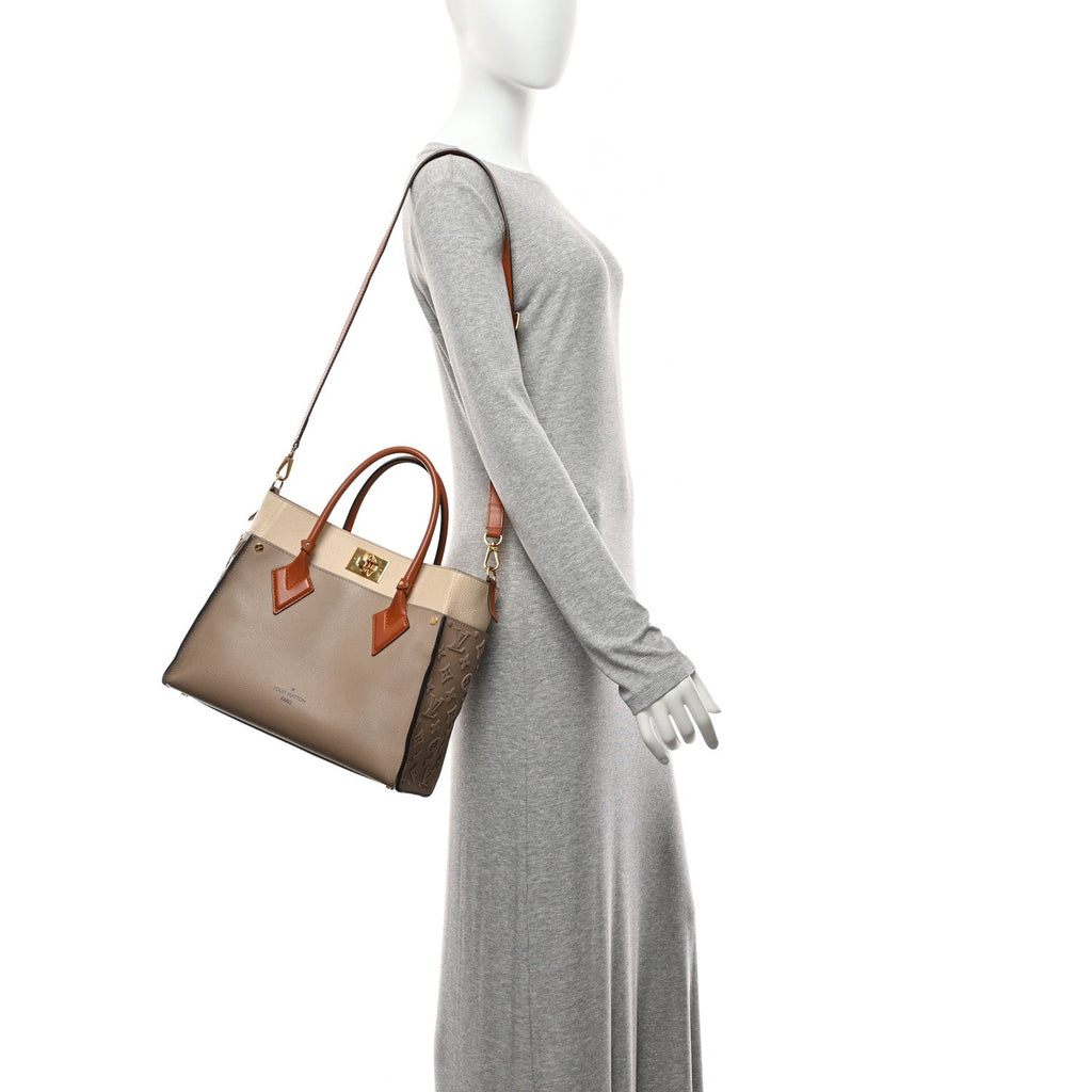 Louis Vuitton Calfskin Monogram Tufting On My Side Galet