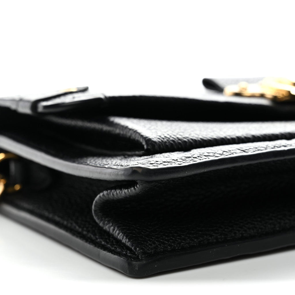 Louis Vuitton Empreinte Vavin Chain Wallet Black