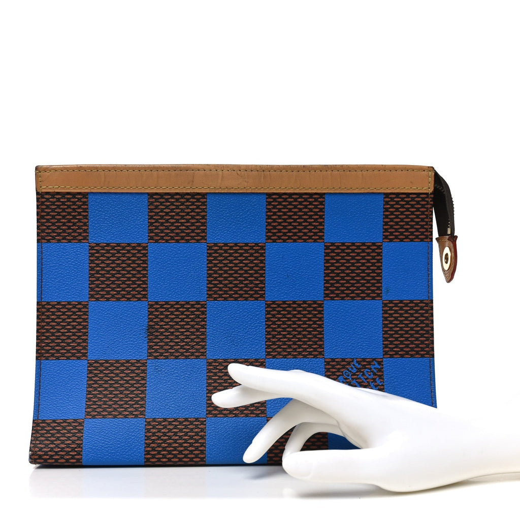 Louis Vuitton Damier Pop Pochette Voyage MM Blue