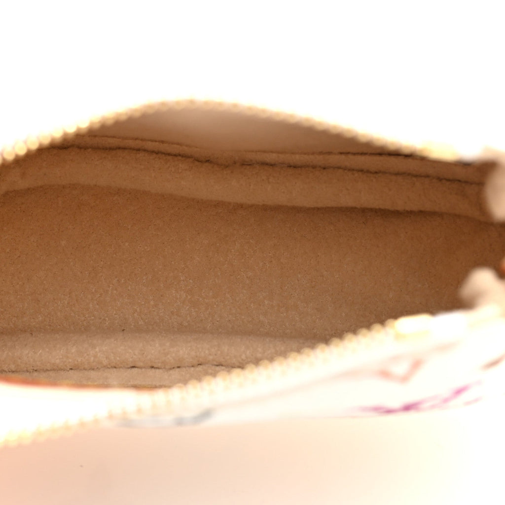 Louis Vuitton LV x TM Monogram Multicolor Micro Pochette White