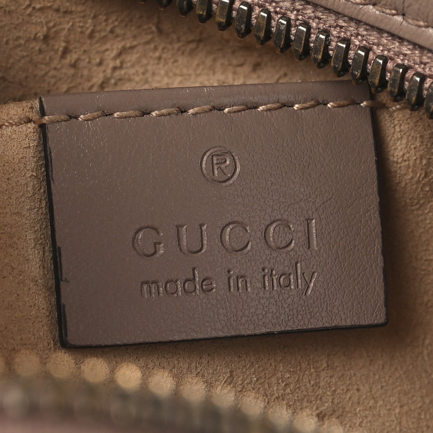 Gucci Calfskin Matelasse Small GG Marmont Chain Shoulder Bag Porcelain Rose