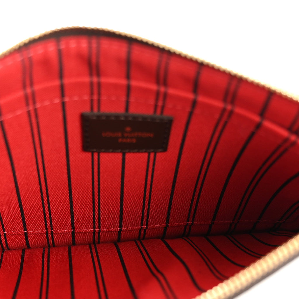 Louis Vuitton Damier Ebene Neverfull MM GM Pochette