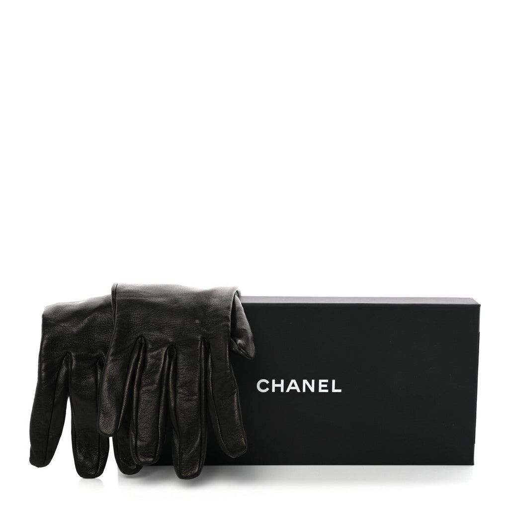 Lambskin CC Gloves 8 Black
