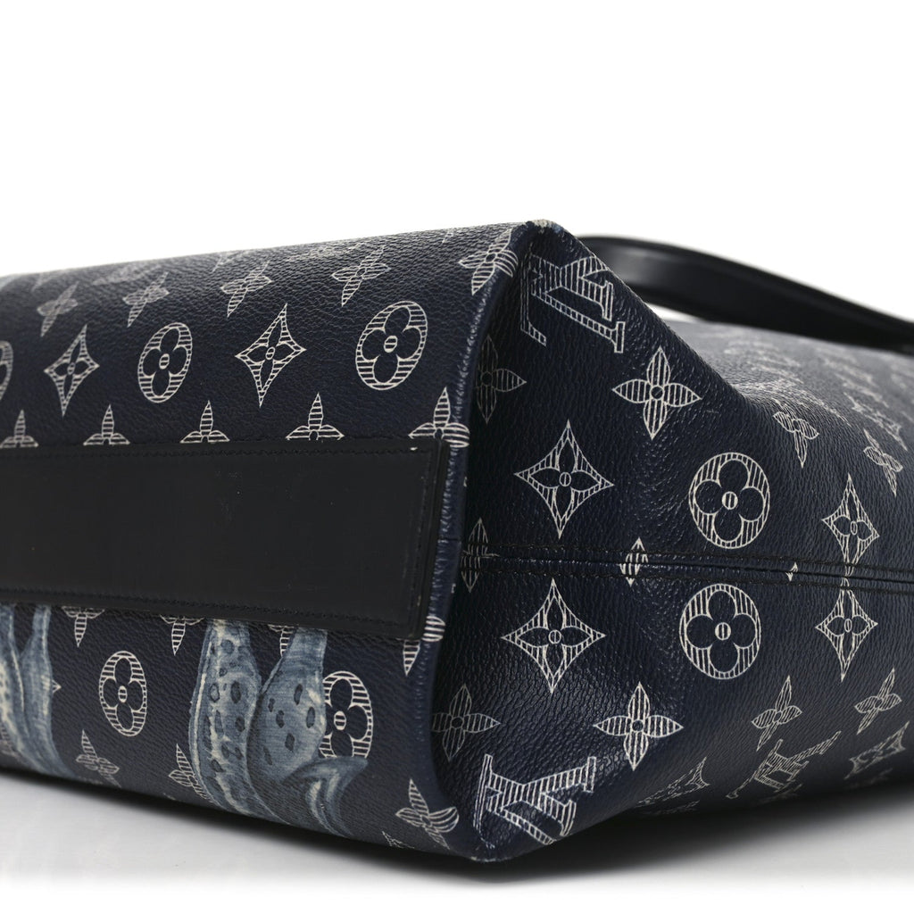 Louis Vuitton Savane Monogram Chapman Atlas Tote Ink